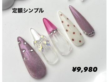 マルチューネイル 池袋(MARUCHU NAIL)/定額シンプルアート