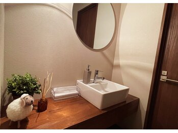 ひつじのあくび 南流山/清潔感溢れる癒しのお手洗い♪