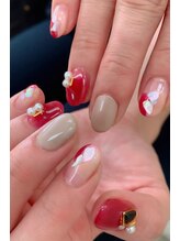 ネイルサロン ティアラリュクス 市川北口店(Tiara Luxe)/ボルドー