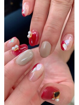 ネイルサロン ティアラリュクス 市川北口店(Tiara Luxe)/ボルドー