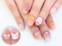 ネイルコレクション ピンク(Nail Collection Pink)/ジェル定額￥9990★３Ｄくま