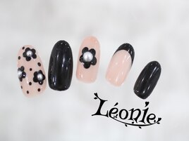 ドット×フラワーデザイン