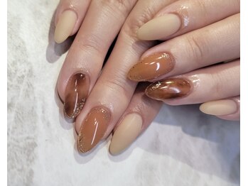 パーミル アイ アンド ネイル クマモト(permille ‰ eye&nail Kumamoto)/べっ甲ネイル