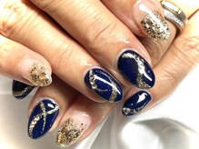 リゲルグロウ 六本木(RIGEL Glow)/ラメグラネイビー