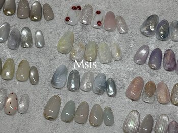 エムシス 代々木店(Msis)の写真/シンプル、だけど華やかに。そんなわがままが叶うサロン【定額ニュアンス￥8800】