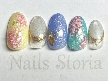 ネイルズ ストーリア(Nails Storia Salon&School)/9800円/定額アートセットA