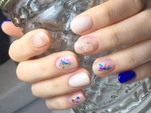 ネイル サロン コービーズ(nail salon COBES)/クリア&シェルネイル☆