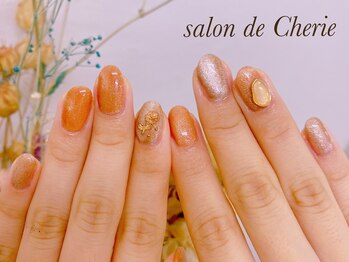 サロンド シェリー(salon de Cherie)/持ち込み/秋ネイル/マグネット