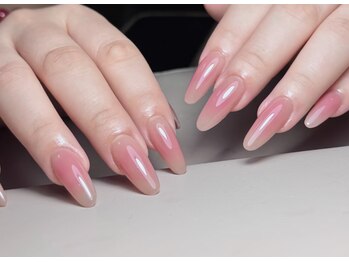 バイムーンサロン(By Moon Salon)/ワンホンチークネイル