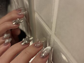 アイネイルズ 渋谷店(I nails)/【Sumika.t】シルバーアート