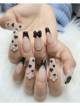 キアラネイルサロン/持ち込みデザインチップ長さだし