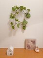 ナチュリー サンキライお店に飾りました☆アロマ/リンパ自然