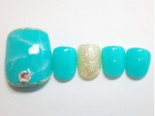 ネイルアンドアイラッシュ リラ 東三国店(Rela)/親指アート付+1色追加¥5816～