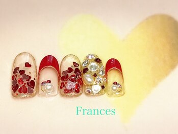 フランセス(Frances)/ハート×埋め尽くし