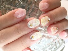 ネイル サロン コービーズ(nail salon COBES)/大理石&マーメイド☆