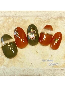 ネイルサロン クイル(QUILL)/９月テラコッタ（２）