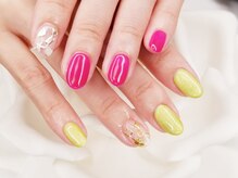 キープ ネイルサロン(KEEP)/クリア＆スタッズ♪