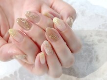 ラルネイル 大宮(Lull. nail)/#ミラーアート#上品#きれいめ