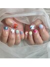 個性派ネイル