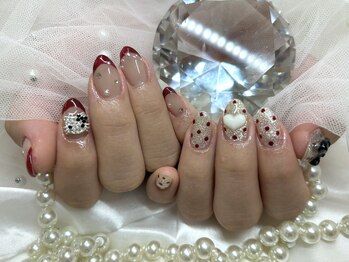 アンジュ(Ange)/【Miyu】キティちゃんネイル