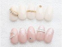 セラピッシュネイル (therapish nail)/ブライダルにも◎￥8500＋Tax