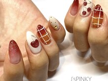 ネイルスペース ジェイズ ピンキー(NAIL SPACE J's PINKY)/さくらんぼネイル