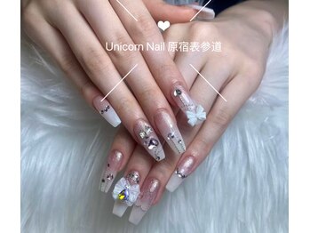 ユニコーンネイル 原宿表参道(unicorn nail)/チップ長さだ持ち込みデザイン