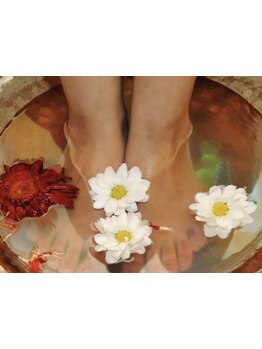 足つぼを刺激したい