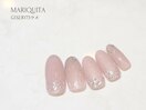 春ネイル/オフィスピンク