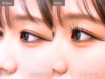 スパイス なんば店(Spice)/LEDダブルフラット　LEDマツエク