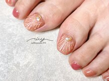 アイヴィー(IVY)/フットネイル マーメイドネイル