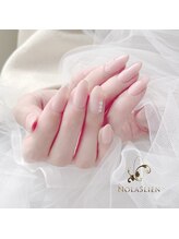 ノーラスリエン 銀座(NOLASLIEN)/春ネイル ママネイル　桜色