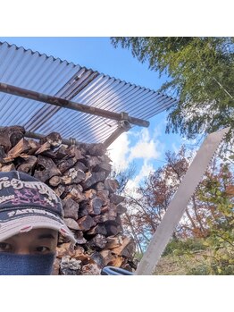 コリコリとるとる 天童店/竹を切った時の格好です。