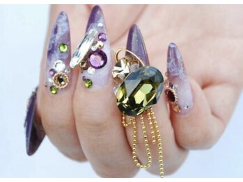 スカルプアート＆パーツ付け放題