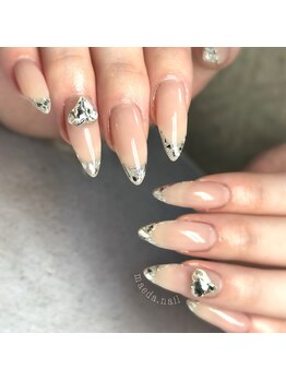 エムネイル ブランチ(Mネイル branch)/Maeda.ガラスフレンチ