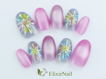 エリクサーネイル 神田(Elixir Nail)/シンプル/クーポン使用