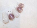 マグネットネイル/冬ネイル