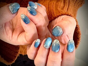 ヌル ネイル 堀江(NURU NAIL HORIE)/マグネットフラッシュネイル☆