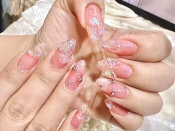 バーバラ 東池袋(Babarla)の写真/【デザインチップを選ぶだけ♪】チップをジェルで装着!【時短&可愛い】を叶える新メニュー登場！モチも◎