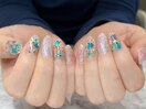夏色カラー♪フラッシュ×お花