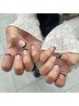 トゥルーネイル アンド アイ 博多店(TRU NAIL & EYE) 黒フレンチ☆シンプルで大人可愛いです!