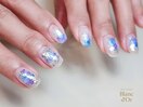 涼しげカラーインクアート