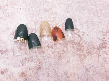 アンベリール 横浜店(Embellir)/(2132)べっ甲ネイル