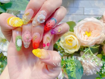 リエン 錦糸町(Lien)/フルーツネイル 夏ネイル
