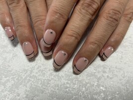 モード囲いフレンチネイル