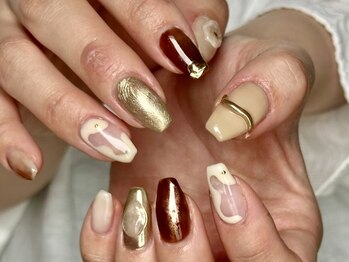 シェリ(Cheri)の写真/ご希望のデザインに合わせてカラーも調合！再現性にこだわり理想に◎ハンドとフットのセットも人気♪