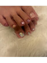 トータルサロン 白べぇーっ プラス/☆クリスマスフットネイル☆