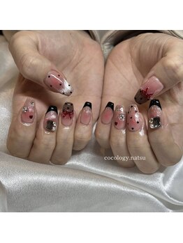 ネイルサロン ココロジー(COCOLOGY)/チーク フレンチデザイン