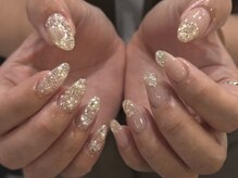 ロミー(Rommy)/arisa指名 キラキラネイル