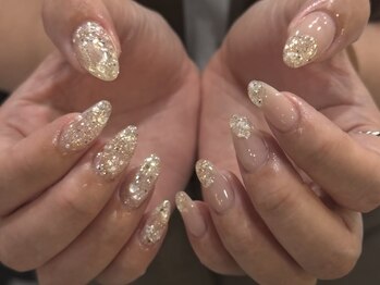 ロミー(Rommy)/arisa指名 キラキラネイル